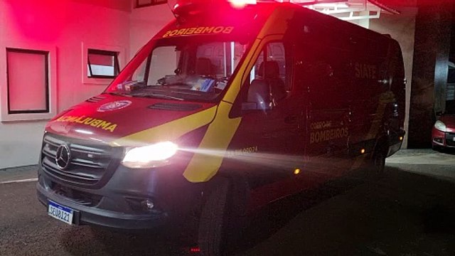 Acidente entre ciclistas mobiliza Corpo de Bombeiros no Núcleo de Produção III em Cascavel