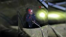 Metrelerce derinlikteki kuyuda ölüm kalım savaşı
