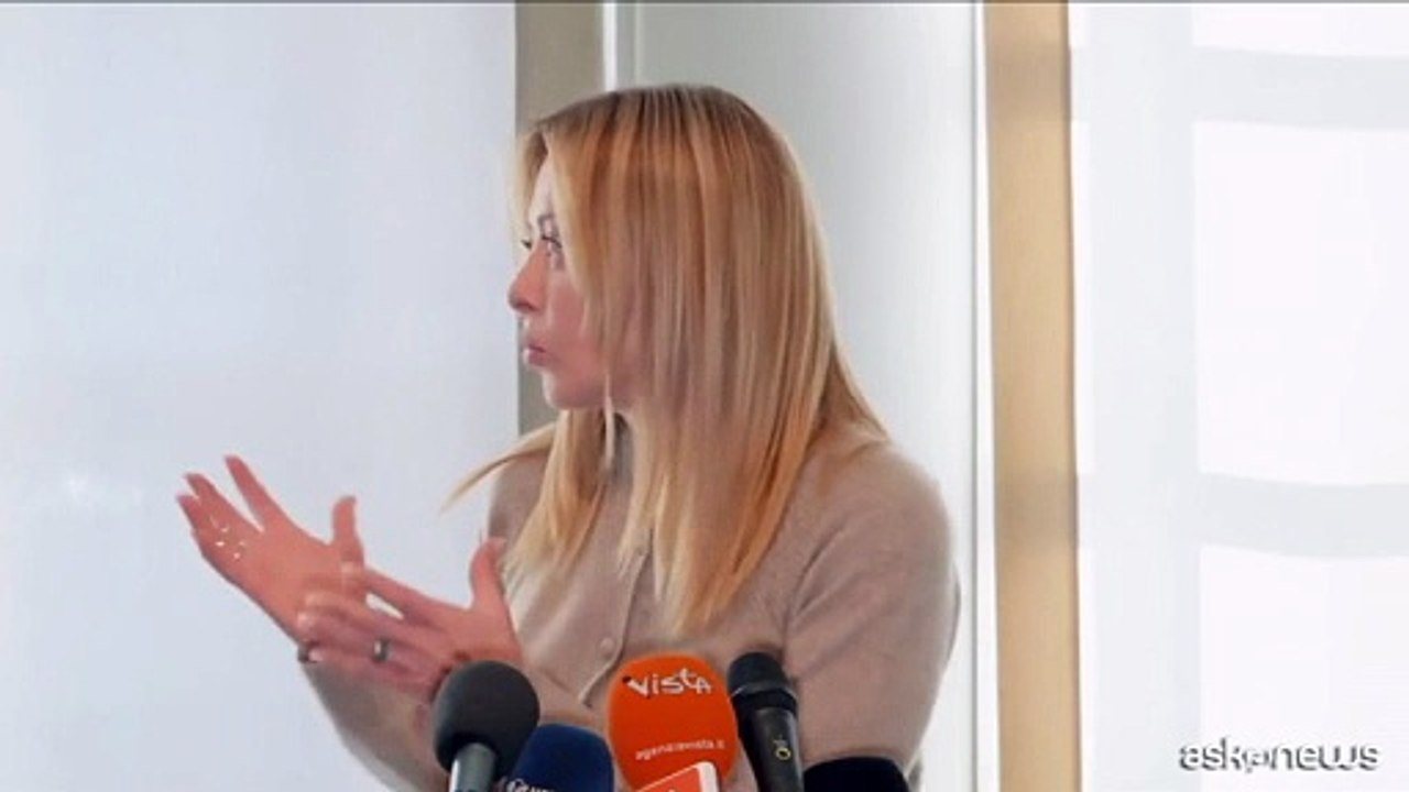 Meloni: Board of peace per Gaza? Disponibili a ruolo di primo piano