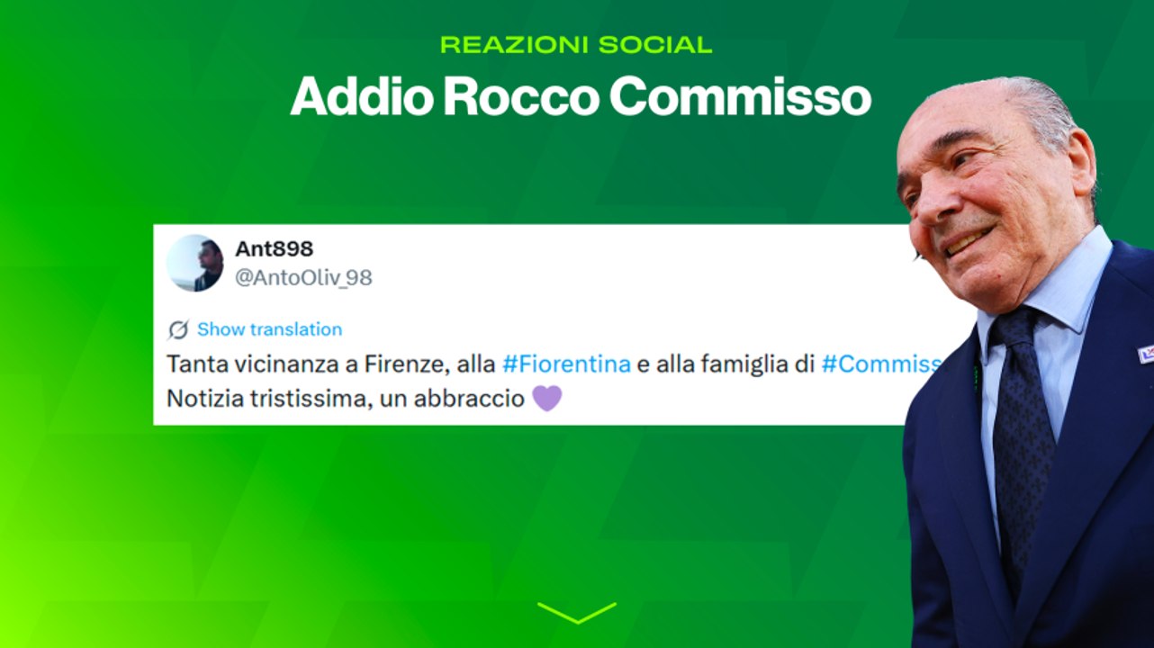 Addio Commisso, le reazioni dei tifosi sui social: da “Uomo vero” a “Grande appassionato”