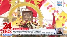 Daan-daang bapor lumahok sa Sinulog Fluvial Procession sa Cebu | 24 Oras Weekend