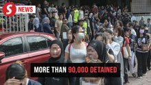 Over 90,000 illegals detained last year, says Immigration Dept