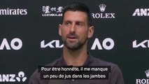 Open d'Australie - Djokovic sait ce qu'il lui a manqué pour rivaliser avec Sinner et Alcaraz cette saison