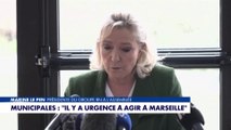 Municipales à Marseille : Marine Le Pen détaille le programme du candidat RN Franck Allisio