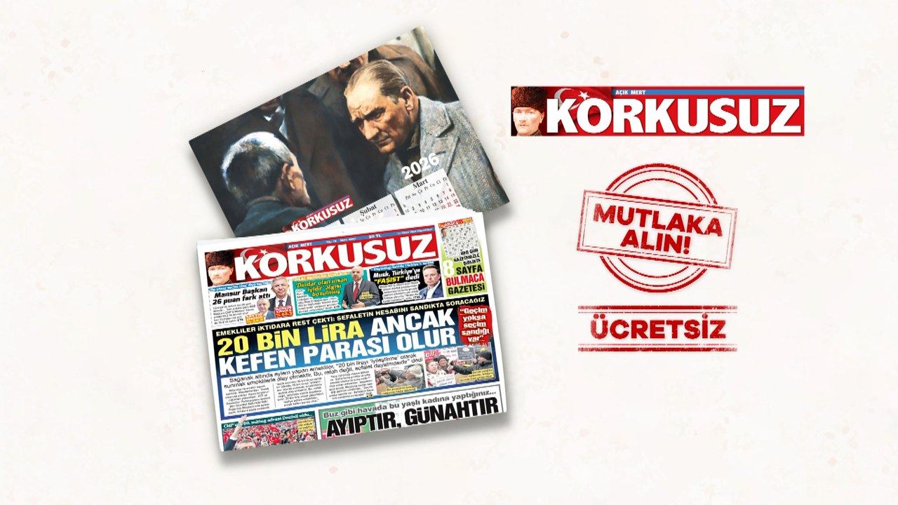 Korkusuz'dan okurlarına muhteşem yeni yıl hediyesi