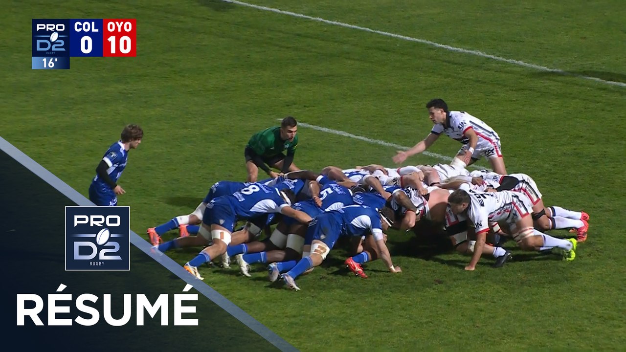 PRO D2 Saison 2025-2026 J17 - Résumé Colomiers Rugby - Oyonnax Rugby