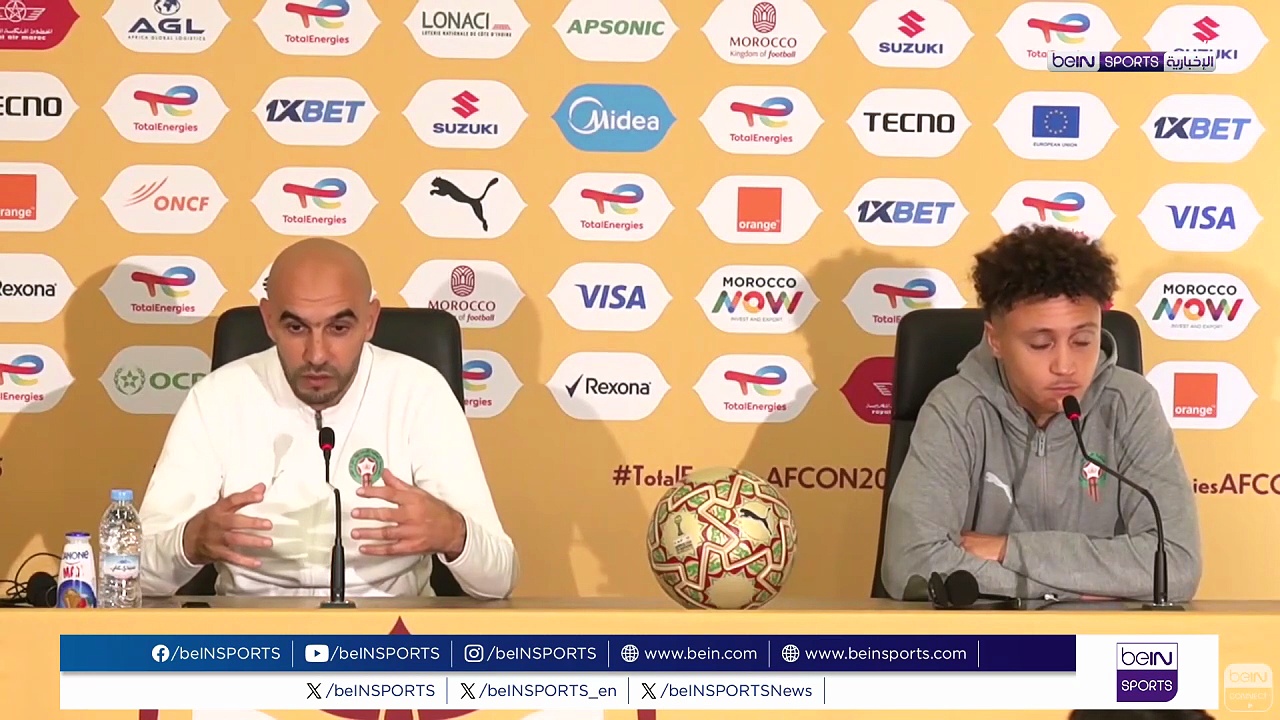 الركراكي: "المواجهة صعبة لكننا نريد تحقيق اللقب"