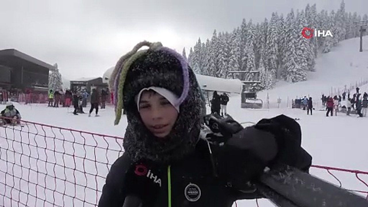 Ilgaz Dağı’nda yarıyıl tatili coşkusu