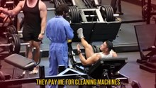 BODYBUILDERS VS CLEANER - Anatoly GYM PRANK #1