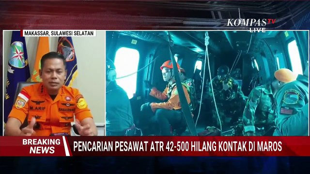 Basarnas Soal Temuan Titik Api & Puing Diduga Bagian Pesawat ATR 42-500 Hilang Kontak di Maros