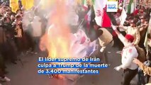 Jamenei responsabiliza directamente a Trump de los más de 3.400 manifestantes muertos en Irán