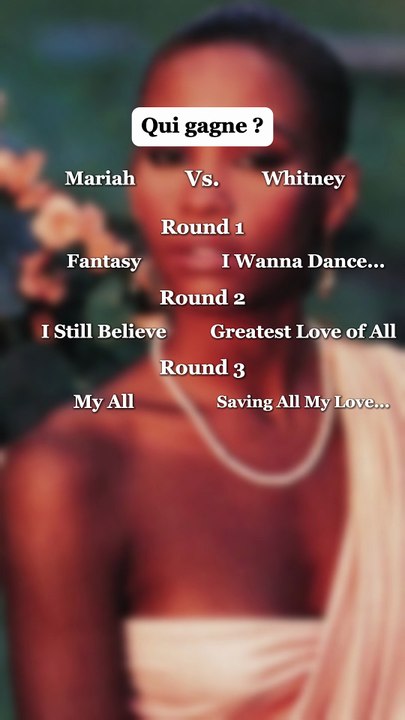 SONG BATTLE | MARIAH CAREY VS WHITNEY HOUSTON