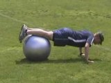 Ball Pushups