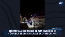 Descarrilan dos trenes de alta velocidad en Córdoba y se desata el caos en la red del AVE