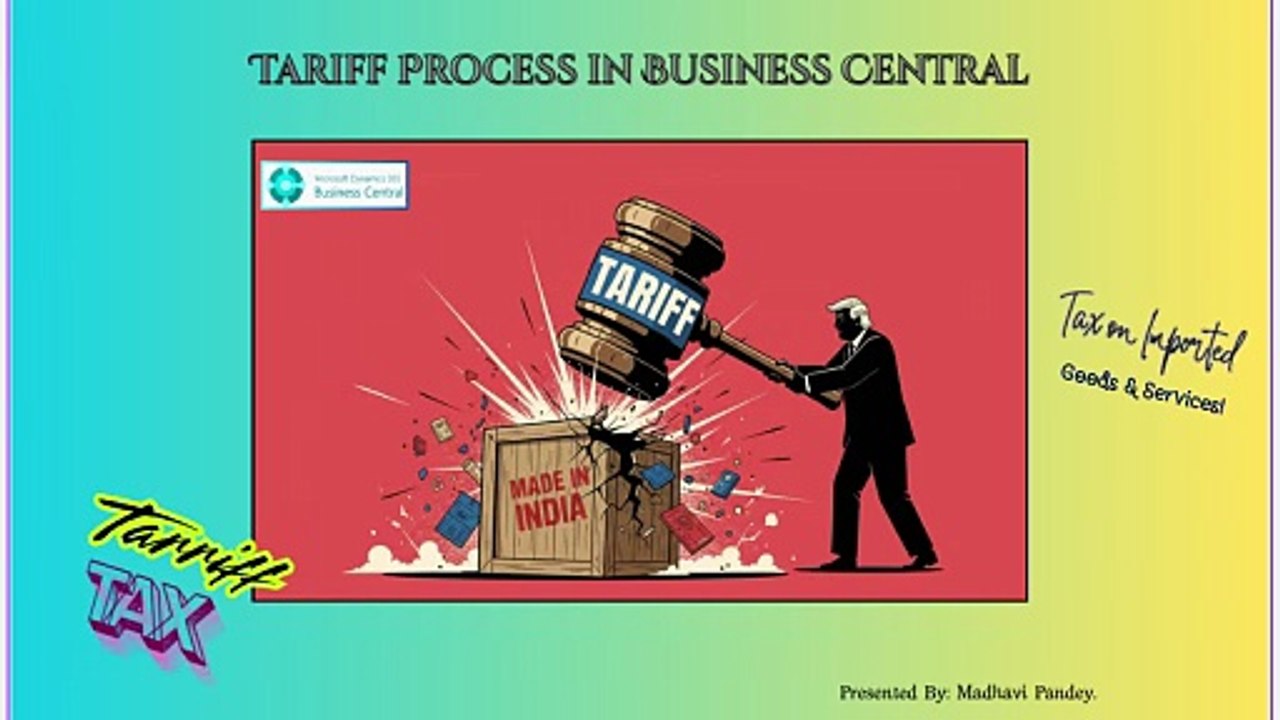 Tariff Tax impact on Profits of Imported Goods and Services in Business Central | Run a Batch Job, Adjust Cost - Item Entries #tariff #tax #itemcharges #importedGoodsAndServices #india