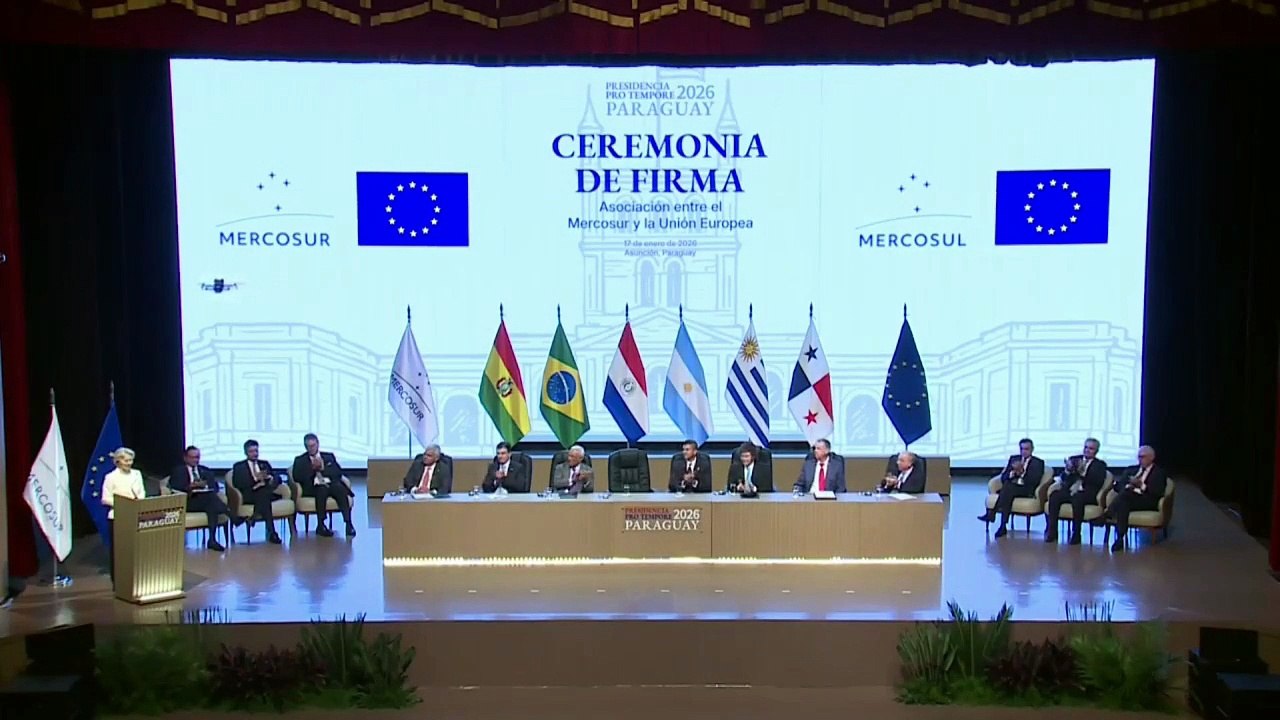 Von der Leyen: El acuerdo UE-Mercosur manda una señal "contundente" frente a los aranceles