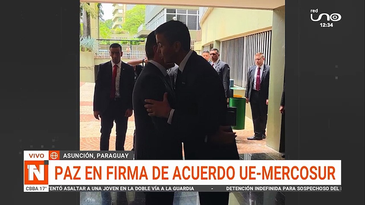 PAZ FIRMA ACUERDO CON MERCOSUR