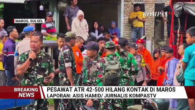 Warga Dengar Dentuman di Bukit Maros, Diduga Suara Pesawat ATR 42-500 yang Hilang Kontak