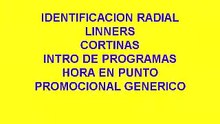 Linners  de  identificacion radial, spots, samplers, todo para tu radio