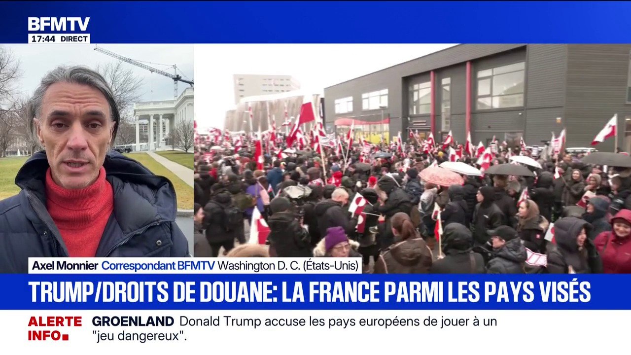 Groenland: Donald Trump met en garde huit pays européens contre des droits de douane, incluant la France