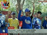 Pescadores y acuicultores de Carabobo se movilizaron para elegir a sus voceros rumbo a la Constituyente