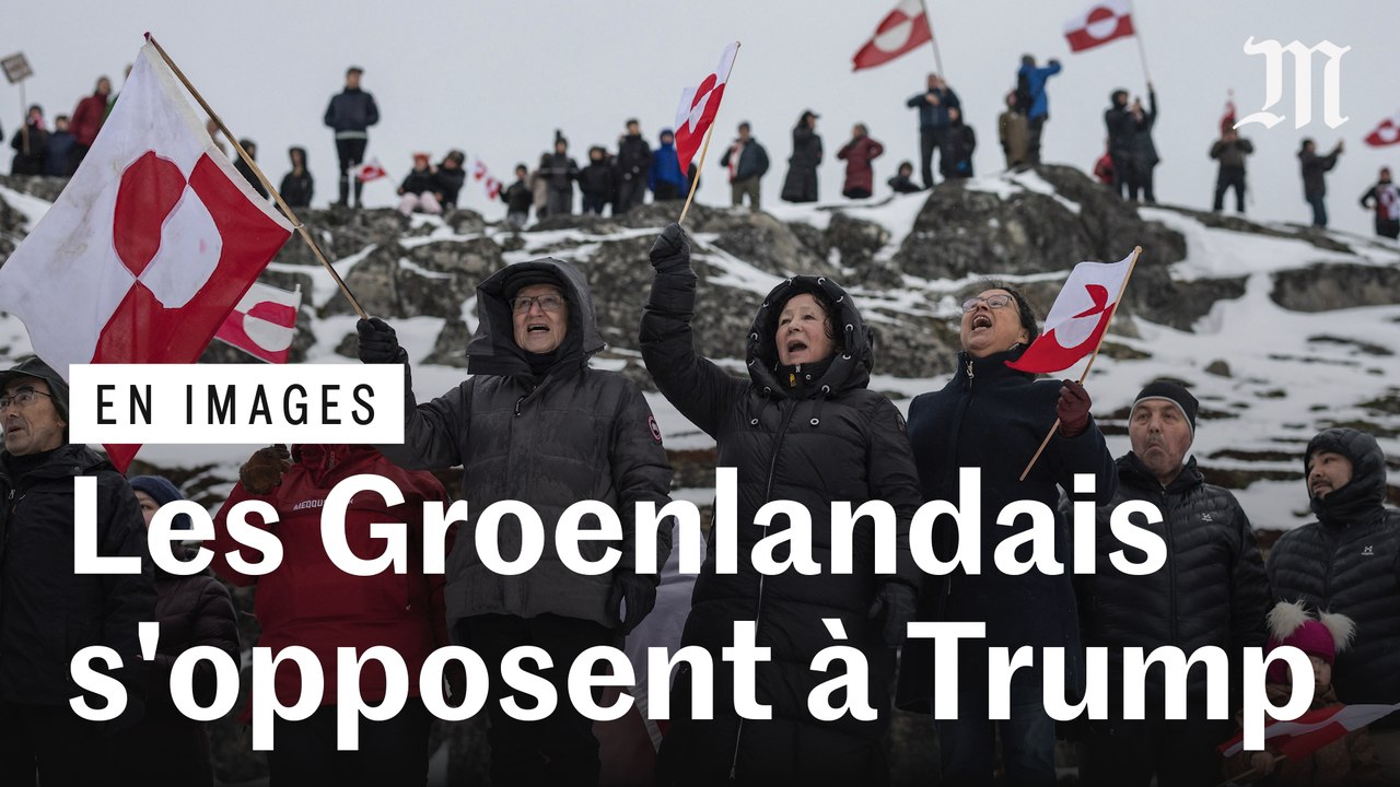 Manifestations contre le projet américain d'annexion du Groenland