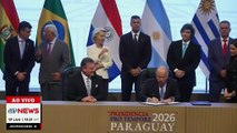 Agora: Mercosul e União Europeia assinam acordo histórico no Paraguai