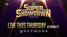 WWE Super ShowDown 2020 - Streaming live this Thursday on WWE Network