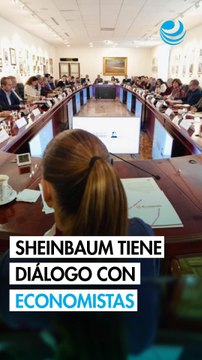 Crecimiento económico y bienestar: Sheinbaum dialoga con economistas en Palacio Nacional