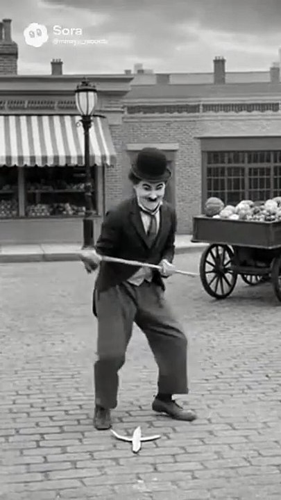 Humor estilo Charles Chaplin 🤣