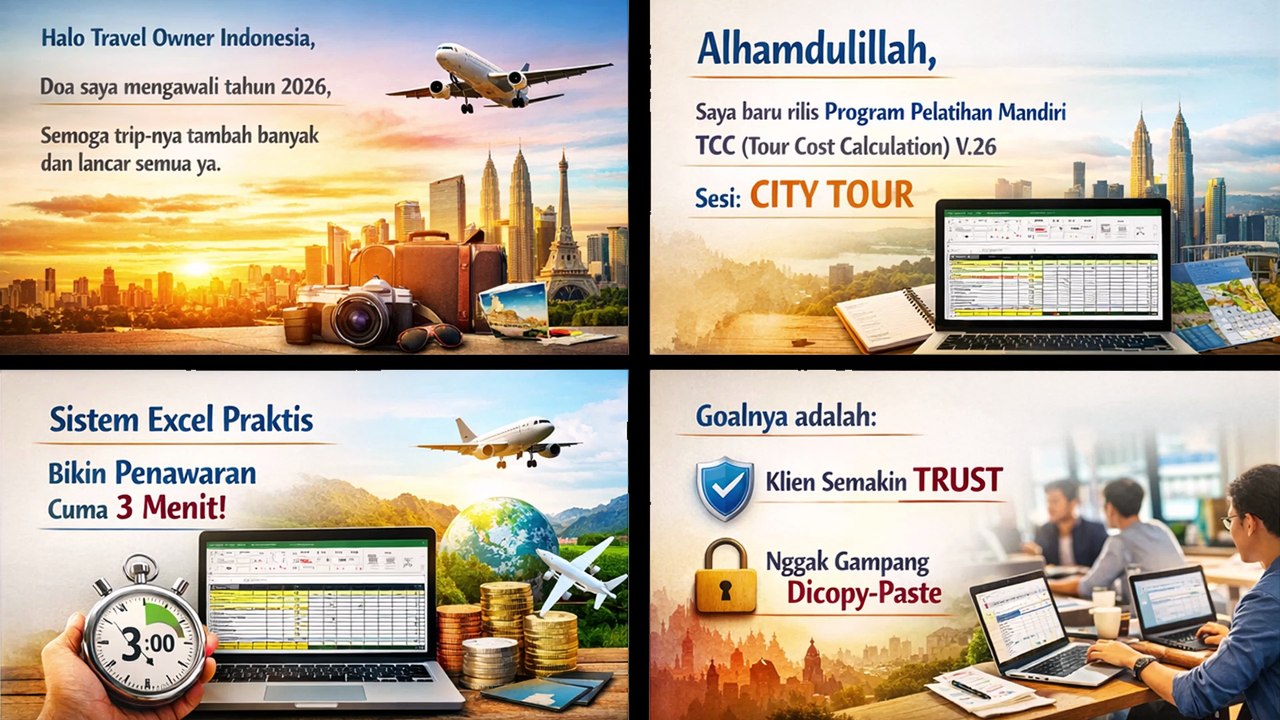 Cara Buat Penawaran Paket Wisata dalam 3 MENIT! (Surat Pengantar + Itinerary Langsung Jadi)