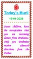 🇲🇰 Today’s Murli 19 January 2026 English | Today Murli in Male Voice | BRAHMA KUMARIS Murli in Eng
