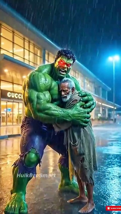 Poor Hulk 😭 Papa Ki Aakhri Khwahish Airport Par Beizzati 💔✈️ #shortsfeed #ai #hulk #aihulk