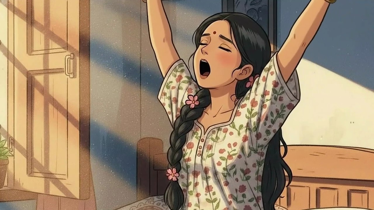 Village Girl Morning Routine Cooking Breakfast: Masala Dosa ASMR Ghibli Style