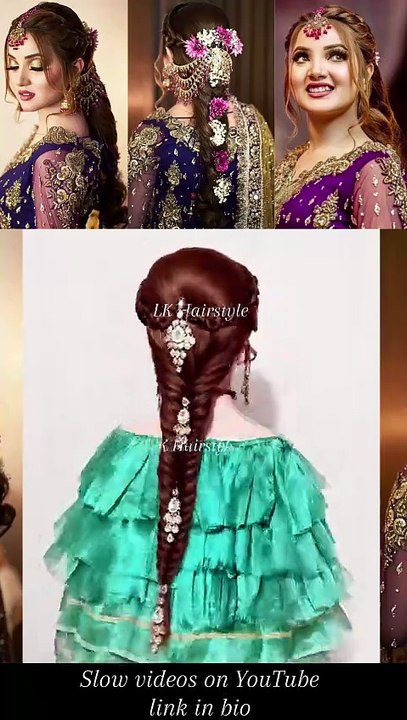 Wedding ponytail hairstyle