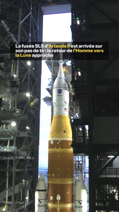 Artemis II sur son pas de tir : l’humanité bientôt de retour vers la Lune.