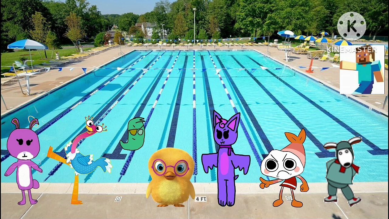 Louie fails the swimming race and gets TNR