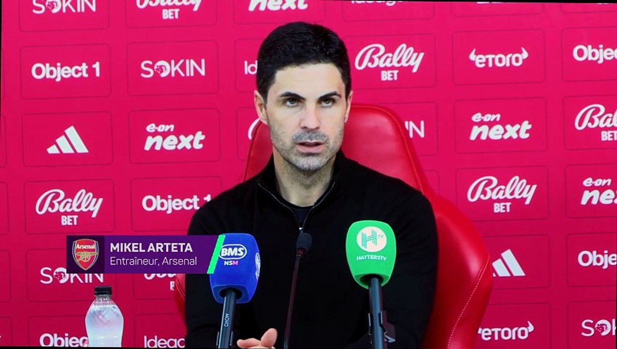Arteta : ''Quatre énormes occasions et un penalty non sifflé''