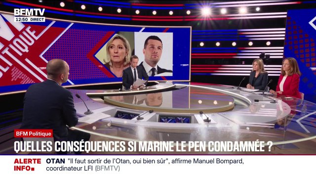 Si Jordan Bardella était au pouvoir, avec Donald Trump ça serait très dangereux pour la France , déclare Manuel Bompard (LFI)