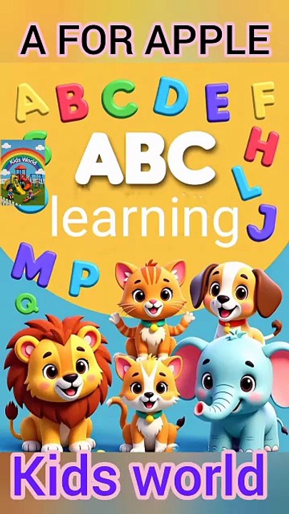 ABC for Kids | Learn Alphabet A to Z | Kids World 🌈 - video Dailymotion