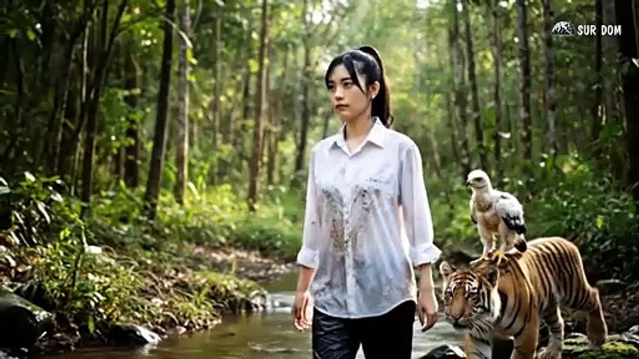 Part 65 - A Girl Alone Surviving In The Forest - Building a Mud-Walled House by the Stream - YouTube