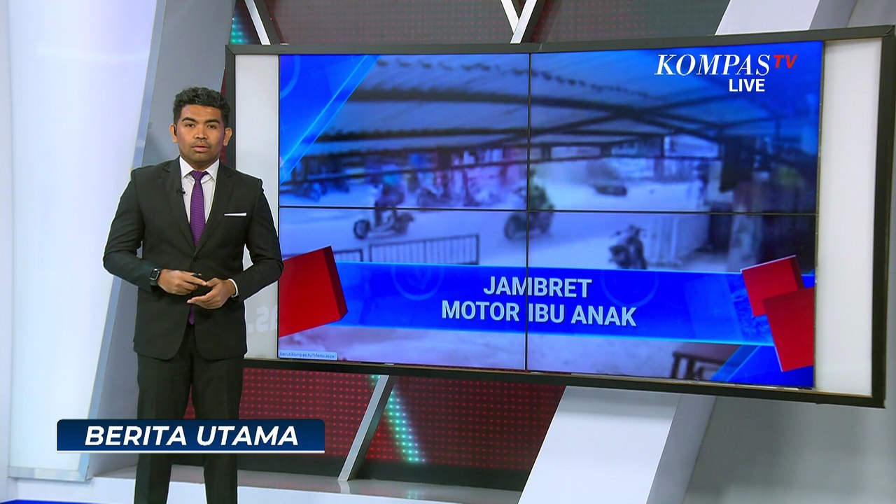 Penjambretan Ibu dan Anak di Pekanbaru Terekam CCTV, Korban Terluka Usai Jatuh dari Motor | BERUT