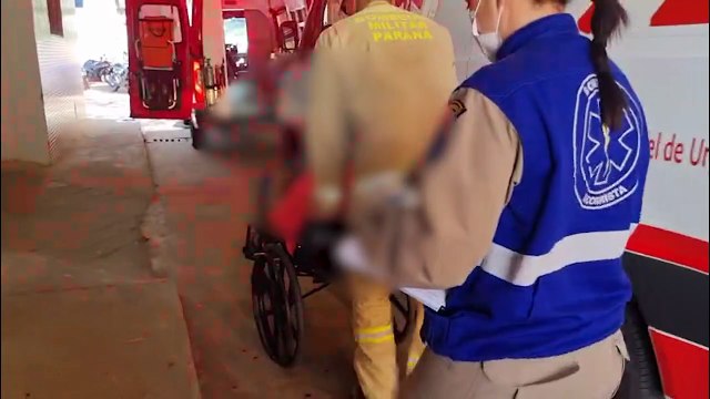 Siate atende garoto que feriu a cabeça em queda de bike no bairro Santa Cruz
