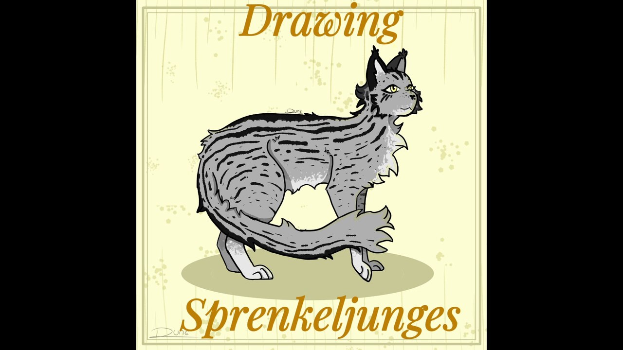 Zeichnung von Sprenkelschimmer