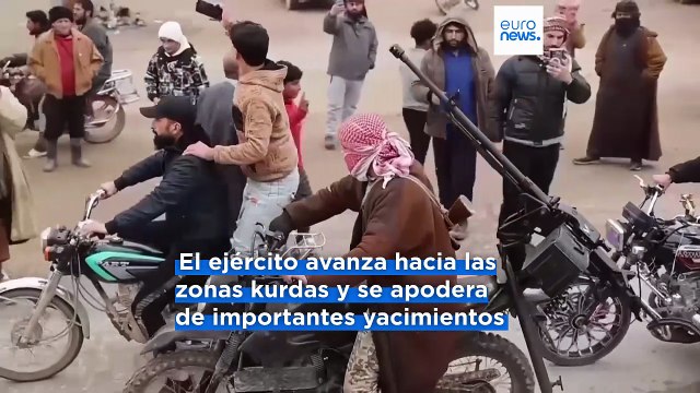El Ejército sirio avanza y recupera campos petrolíferos defendidos por los kurdos