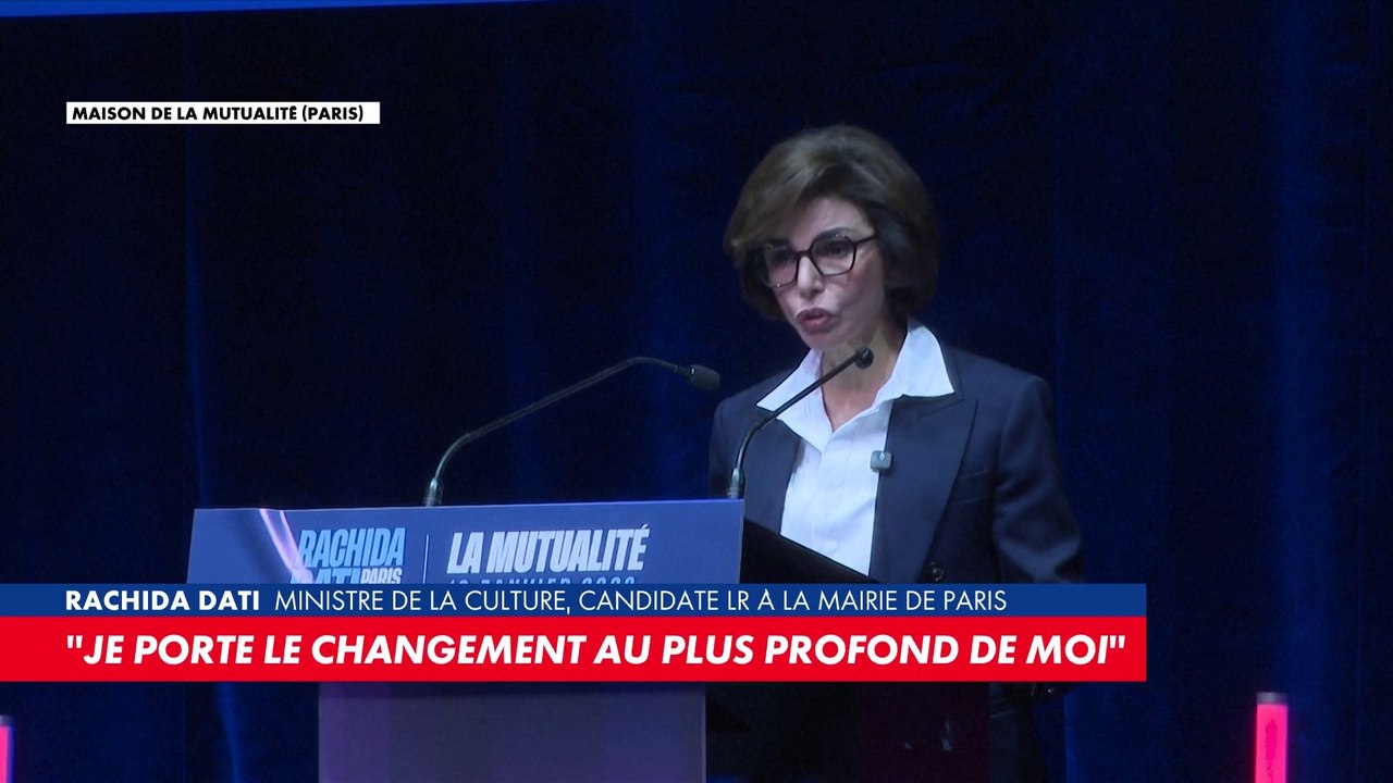 Rachida Dati : «Emmanuel Grégoire est l'héritier direct du grand déclassement de Paris»