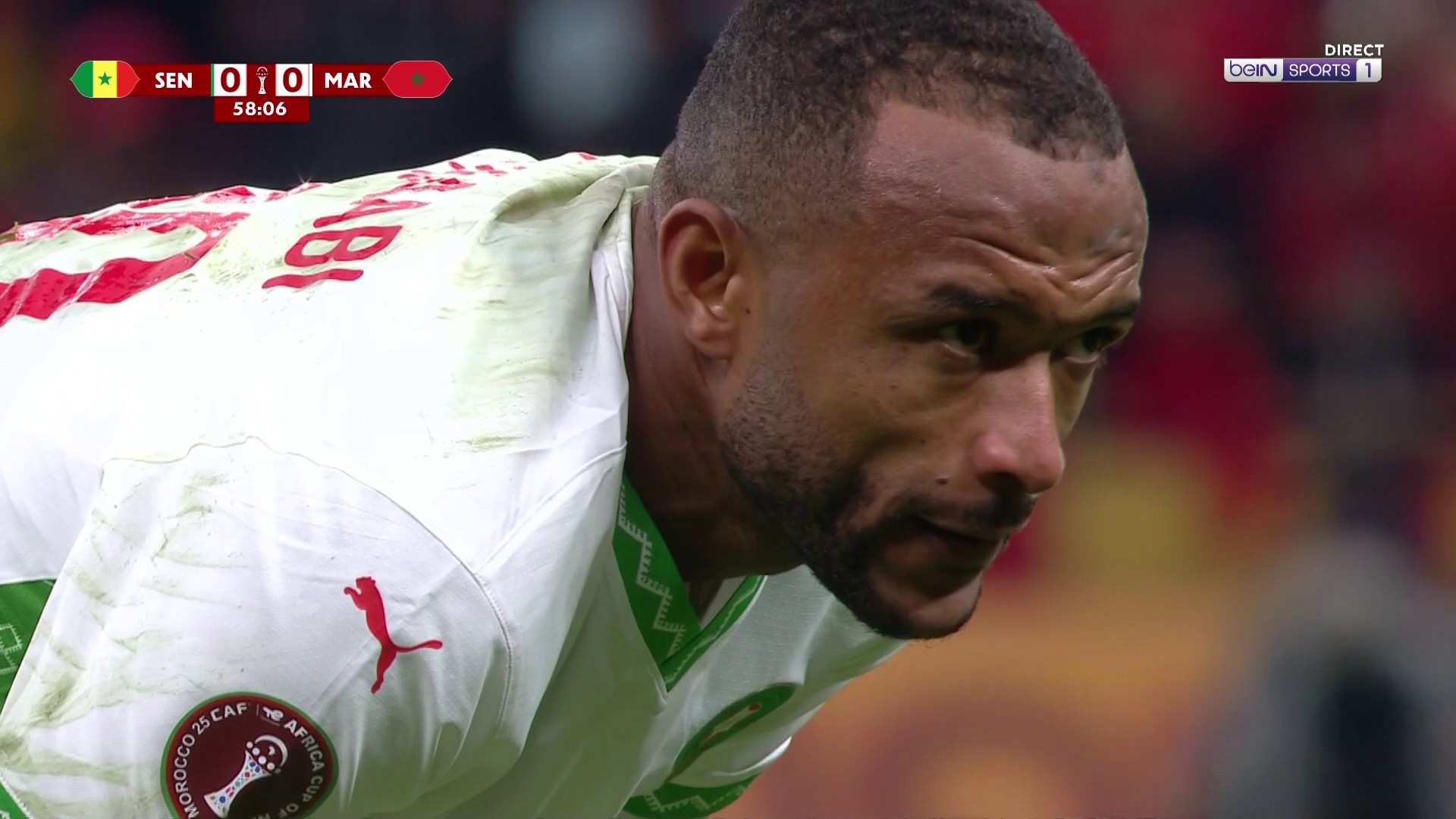 CAN 2025 : El Kaabi rate son face à face avec Mendy