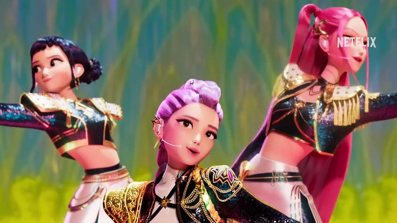 Takedown  Official Lyric Video feat. Jeongyeon  Jihyo and Chaeyoung from TWICE _ KPop Demon Hunters