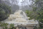 Katoomba Cascades after rain deluge