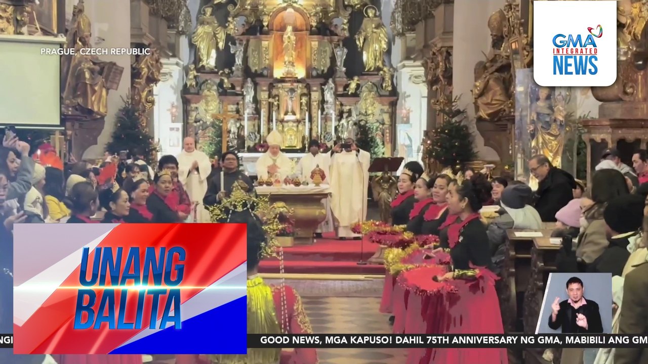 Daan-daang Pinoy mula sa ilang lugar sa Czech Republic at Germany, nagsama-sama para sa pagdiriwang ng Sinulog Festival | Unang Balita